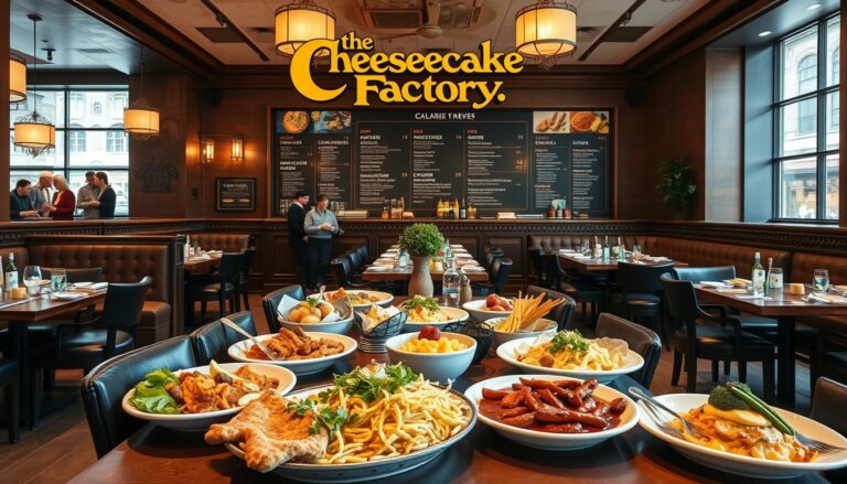 Cheesecake Factory Menu with Calories and Prices