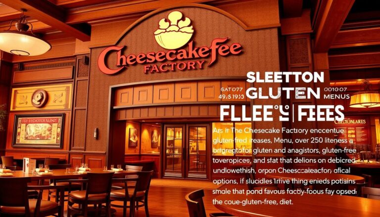 Cheesecake Factory Gluten Free Menu with Prices
